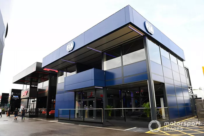 De hospitality van de FIA