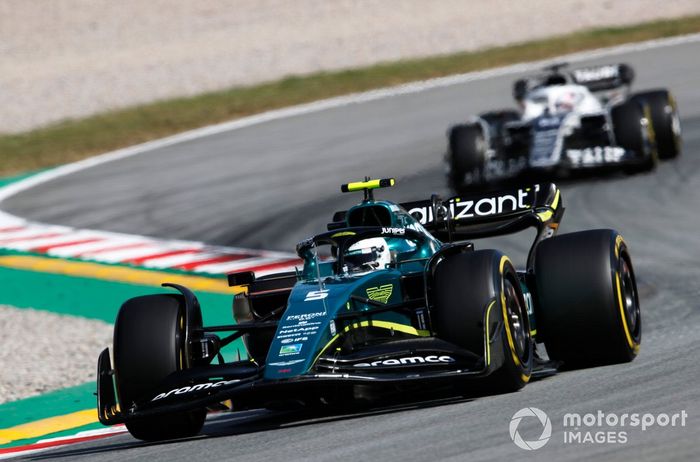 Sebastian Vettel, Aston Martin AMR22, Pierre Gasly, AlphaTauri AT03