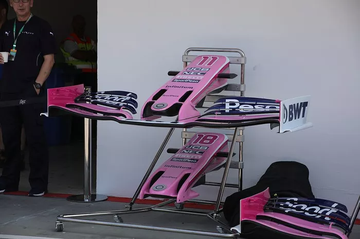 Alerón delantero del Racing Point RP19