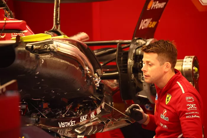 Ferrari SF-25, dettaglio tecnico