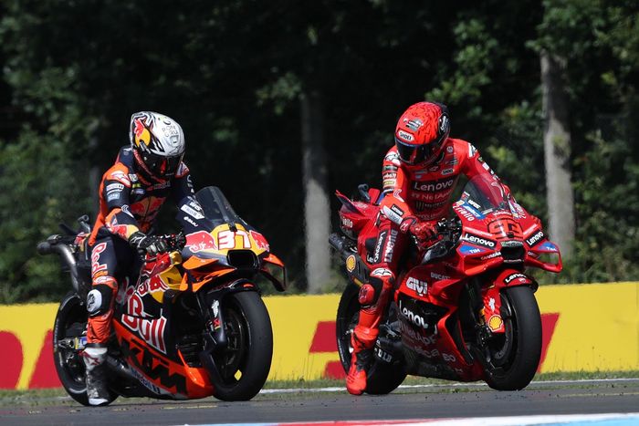 Pedro Acosta, Red Bull KTM Factory Racing, Marc Marquez, Ducati Team
