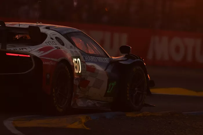 #150 Richard Mille AF Corse Ferrari 296 LMGT3: Custodio Toledo, Lilou Wadoux, Riccardo Agostini