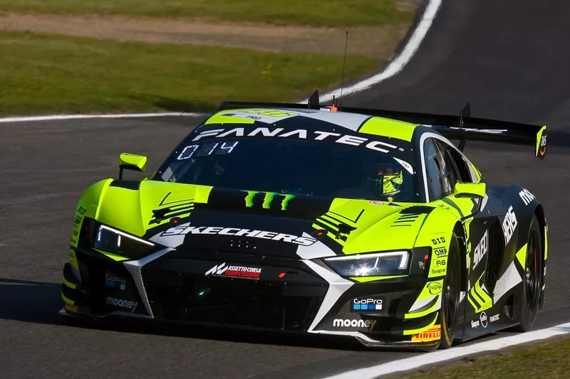 #46 Team WRT Audi R8 LMS evo II: Valentino Rossi, Frédéric Vervisch