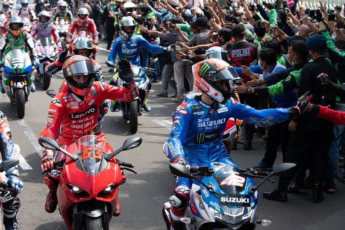 Parada de MotoGP en Jakarta