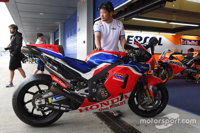 Chassi de fibra de carbono da HRC Honda Team