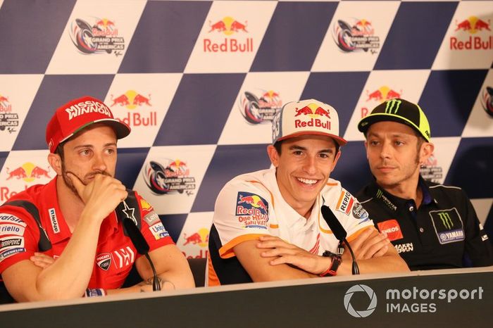 Andrea Dovizioso, Ducati Team, Marc Marquez, Repsol Honda Team, Press Conference