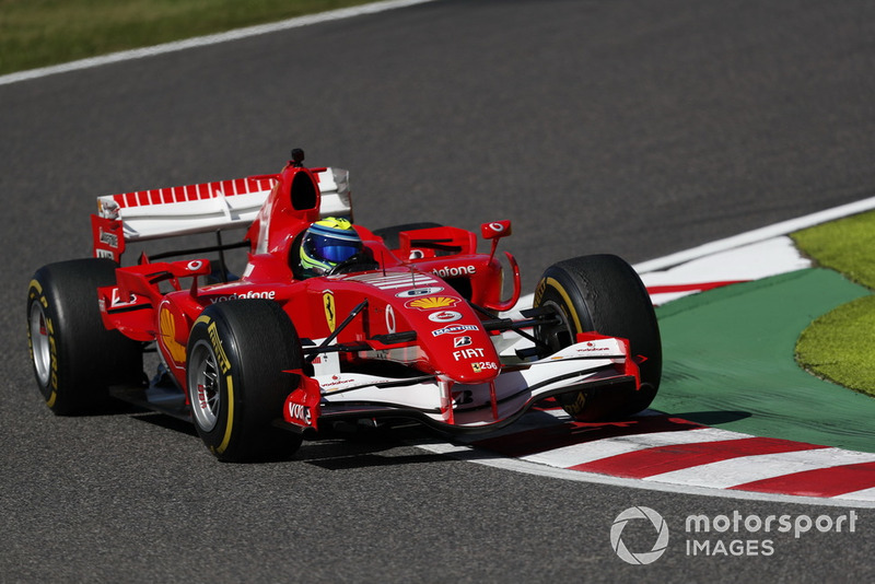 Felipe Massa, Ferrari lors des Legends F1 30th Anniversary Lap Demonstration