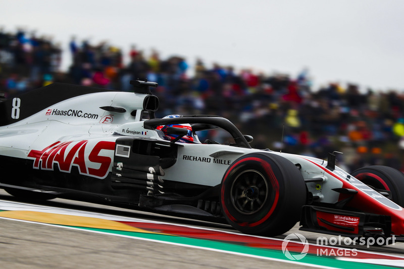 Abandon : Romain Grosjean (Haas F1)