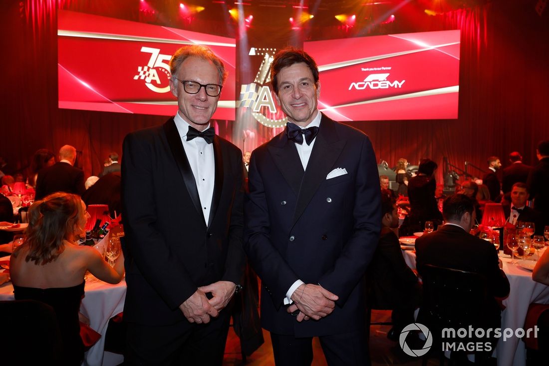 Werner Brell, dyrektor generalny Motorsport Network, Toto Wolff, dyrektor zespołu i dyrektor generalny Mercedes-AMG F1 Team