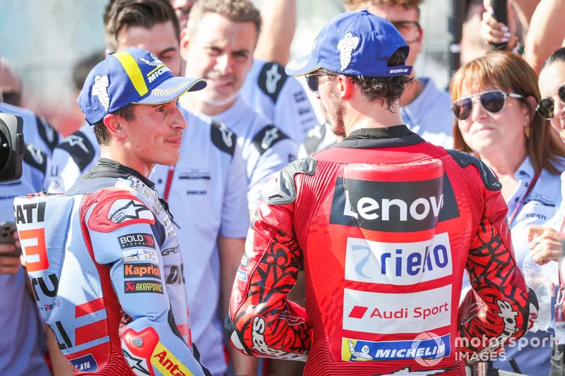 Marc Marquez, Gresini Racing, Francesco Bagnaia, Ducati Team