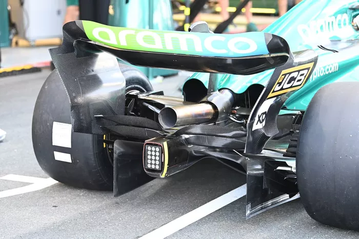 Aston Martin AMR23 technical detail