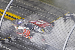 Erik Jones, Joe Gibbs Racing, Toyota Camry buyatoyota.com Celebrates his win