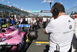 Frederic Vasseur, Sauber, director en la parrilla