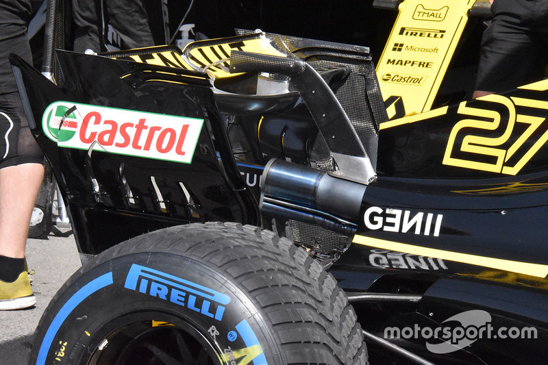 Renault Sport F1 Team R.S. 18 rear wing detail