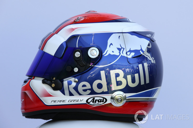 Le casque de Pierre Gasly, Scuderia Toro Rosso