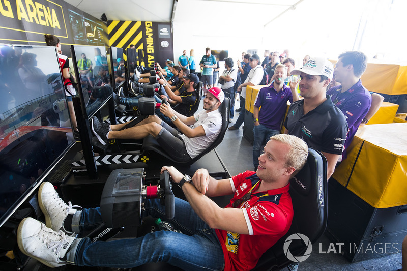 Felix Rosenqvist, Mahindra Racing, Nelson Piquet Jr., Jaguar Racing, Daniel Abt, Audi Sport ABT Schaeffler