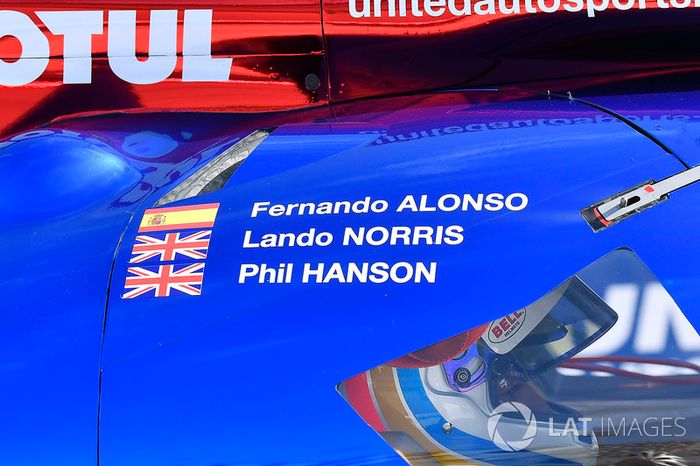 #23 United Autosports Ligier LMP2, P:  Fernando Alonso