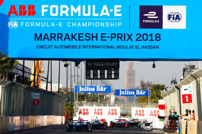 Sébastien Buemi, Renault e.Dams, al comando della gara