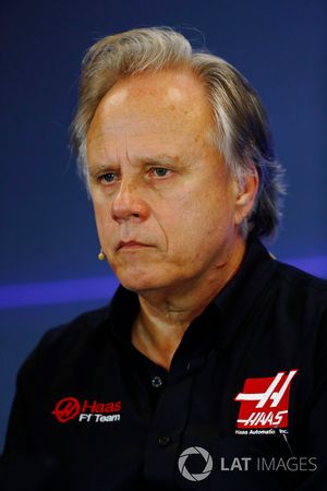 Gene Haas, directeur, Haas F1 Team, lors de la conférence de presse