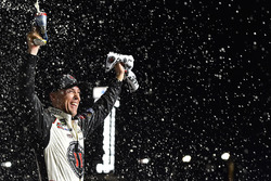 Kevin Harvick, Stewart-Haas Racing, Jimmy John's Ford Fusion celebrates his win