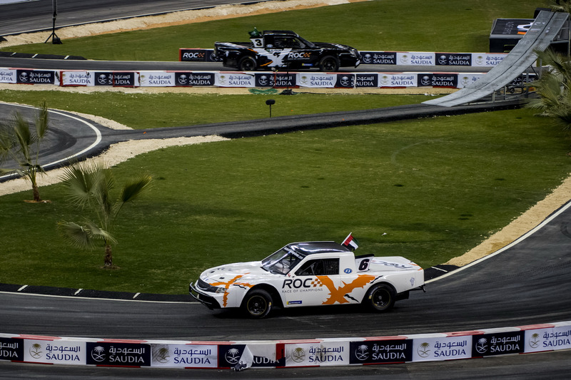 Khaled Al Qubaisi del equipo de Emiratos Árabes Unidos en el Xtreme Pickup
