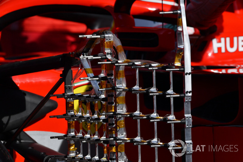 Ferrari SF71H aero sensor detail