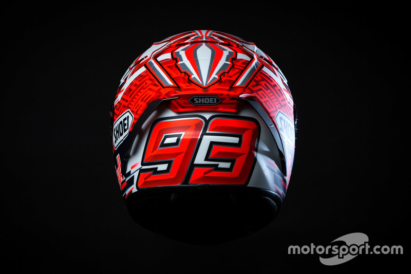 Marc Marquez, Repsol Honda Team nuevo diseño de casco 2018