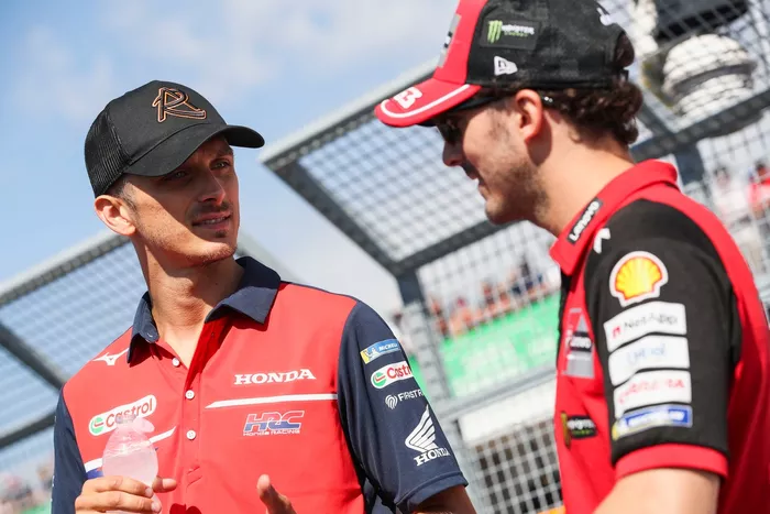 Luca Marini, Honda HRC, Francesco Bagnaia, Ducati Team