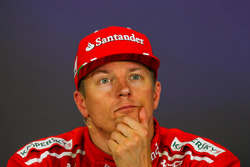 Kimi Raikkonen, Ferrari in the Press Conference