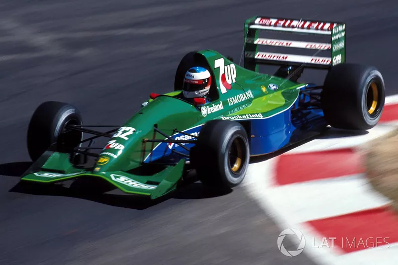 美しきF1マシン：「シューマッハー最初のF1。シェイプもカラーリングも