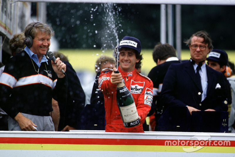 Alain Prost, McLaren fête son premier titre de champion du monde