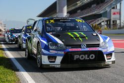 La voiture de Petter Solberg, PSRX Volkswagen Sweden, VW Polo GTi