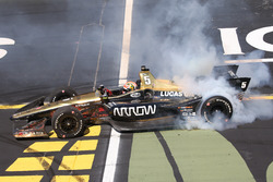 Le vainqueur James Hinchcliffe, Schmidt Peterson Motorsports Honda