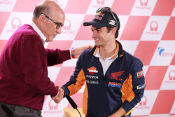 Carmelo Ezpeleta, PDG de Dorna Sports, Dani Pedrosa, Repsol Honda Team