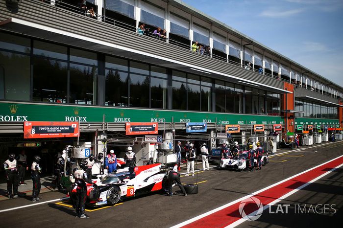 #8 Toyota Gazoo Racing Toyota TS050: Sébastien Buemi, Kazuki Nakajima, Fernando Alonso