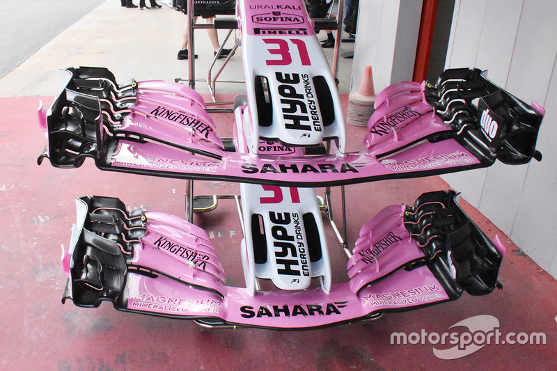 Force India VJM11 nariz y alerón delantero