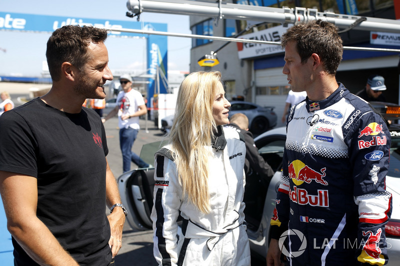 Sébastien Ogier pilota Mercedes-AMG C63 DTM con su mujer Andrea Kaiser y Timo Scheider