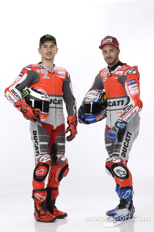 Jorge Lorenzo and Andrea Dovizioso, Ducati Team