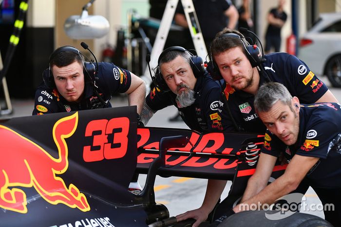 Mecánicos de Red Bull Racing