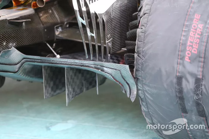 Ferrari SF70H diffuser detail