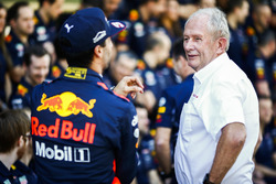 Daniel Ricciardo, Red Bull Racing, Helmut Markko, Consultant, Red Bull Racing