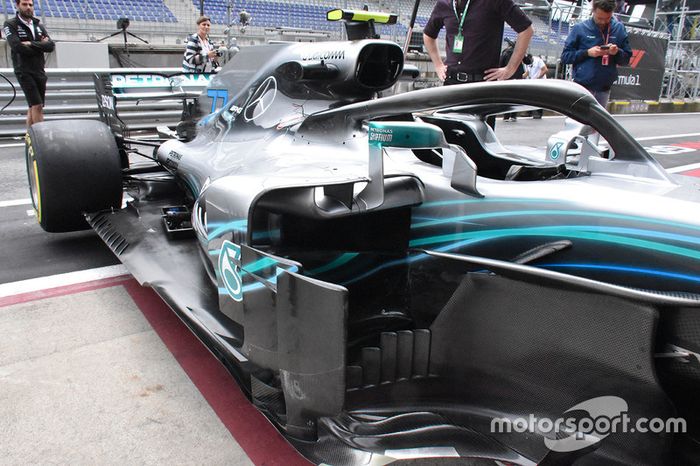 Detalles del Mercedes-AMG F1 W09