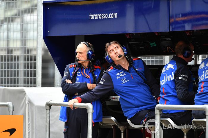 Franz Tost, Scuderia Toro Rosso Team Principal y James Key, director técnico de Scuderia Toro Rosso