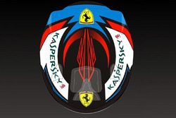 Casco de Kimi Raikkonen, Ferrari