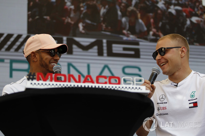 Lewis Hamilton, Mercedes-AMG F1 y Valtteri Bottas, Mercedes-AMG F1