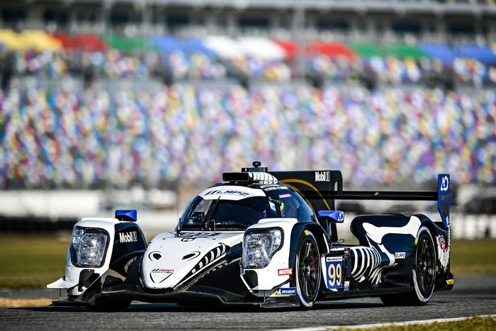 #99 AO Racing, ORECA LMP2 07: PJ Hyett, Dane Cameron, Jonny Edgar, Christian Rasmussen
