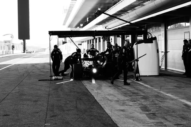 Essais de l'équipe Audi F1