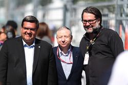 Denis Coderre, alcalde de Montreal y Jean Todt presidente de FIA