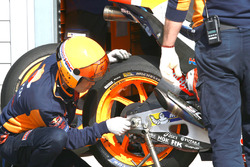 Un pneu Michelin de Marc Marquez, Repsol Honda Team