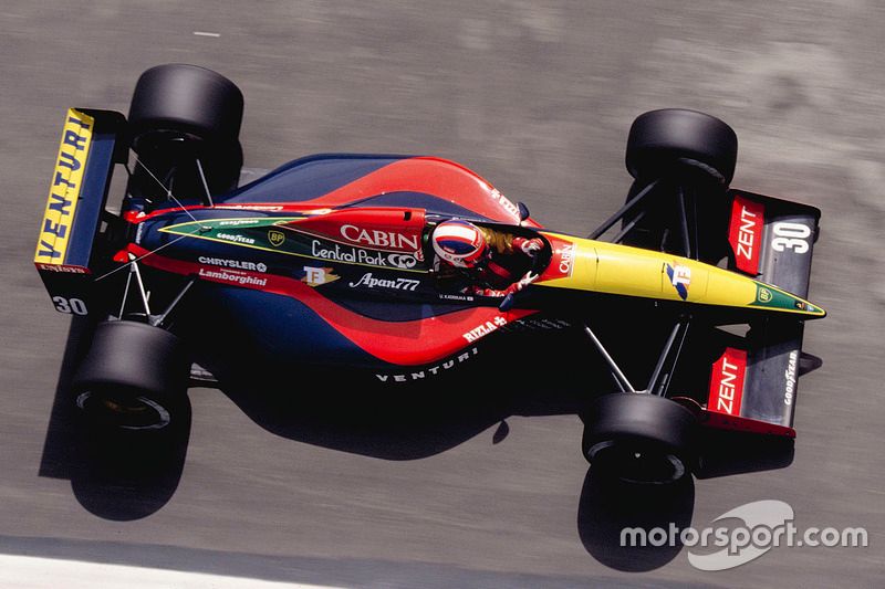 美しきF1マシン：ヴェンチュリLC92「片山右京がデビュー。色も形
